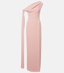 Платье Ирина с драпировкой Solace London, Putty Pink - фото