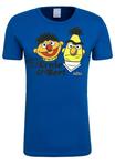 Рубашка LOGOSHIRT Ernie und Bert, синий - фото