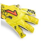 Вратарские перчатки взрослые Rinat Xtreme Guard Dominius Pro желтые/белые - фото 2