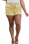 Шорты Sincerely Yours Short - Plus In Mustard Yellow GEEGEE - фото 2