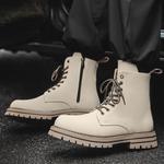 Мужские ботинки Cahhrrn X Martin Boot Men Beige Weishibangwei - фото 5