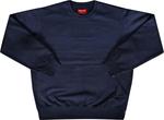 Толстовка Supreme Dipped Crewneck 'Navy', синий - фото 2
