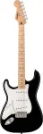 Левая электрогитара Squier Sonic Stratocaster, черная - фото