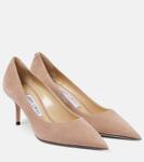 Замшевые туфли Love 65 Jimmy Choo, Ballet Pink - фото