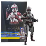 Фигурка Hot Toys Star Wars: The Clone Wars – Clone Commander Fox 1:6 Scale Collectible Figure TMS103 - фото