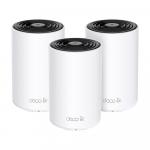 Wi-Fi роутер TP-Link Deco XE75 Pro AXE5400, 3 шт, белый - фото