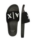 Тапочки Armani Exchange, черный - фото 4