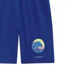 Шорты для бега Cotton с принтом Wave Givenchy, синий - фото 7