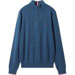 Tommy Hilfiger Трикотажный свитер мужской синий - фото