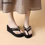 Женские шлепанцы XMISTUO, бежевый - фото 9