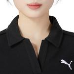 Поло (WMNS) PUMA HER Polo Shirt 'Black' - фото 3