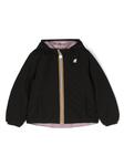 Двусторонняя куртка с нашивкой-логотипом K Way Kids, черный - фото