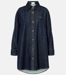 Кокон джинсовая рубашка Givenchy, Dark Blue - фото