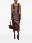 Платье из искусственной кожи So Allure, коричневый - фото 2