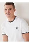 Футболка с двойным логотипом Fred Perry, белый - фото 4
