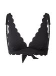 Топ бикини Hunkemöller SCALLOP, черный - фото