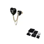 CHANEL Брошь из смолы и металла Women's Black - фото