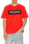 Футболка с логотипом на сетке True Religion, flame scarlet - фото 4