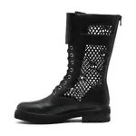 Кожаные ботильоны Noemi Pinko, черный - фото 3