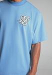 Футболка SIKSILK LOGO, Blue - фото 4