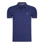 Поло из плотной ткани пике Cappuccino Italia, синий - фото