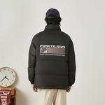 Пуховик унисекс PUNCTILIOUS, бежево-абрикосовый - фото 6