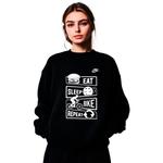 Унисекс худи Nike черное - фото 7