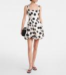 Юни мини-платье в горошек Simkhai, Black White - фото 2