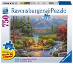 Ravensburger, пазл, XXL, Гостиная у реки, 750 шт. - фото