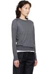 Loulou De Saison Серый свитер Ditto Fluid - фото 2