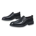 Мужские туфли GZZ черные на низком каблуке - фото 3