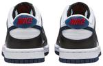 Кроссовки Nike Dunk Low Black White Midnight Navy GS, черный/белый - фото 5