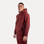 SMILODOX Мужская толстовка с капюшоном Ilyas Bordeaux - фото 2