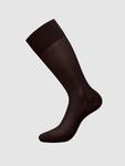 Носки zd ZERO DEFECTS Mercerized cotton socks, коричневый - фото
