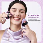 Пудра Triangle Powder Puff 2pcs Soft for Foundation Setting - фото 2