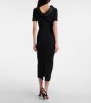 Миди-платье из крепа Roland Mouret, Black - фото 3