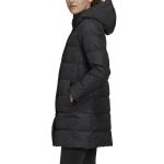 Пуховик женский черный Adidas - фото 5