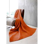 Плед для дома Uno Soft мягкий плед Biederlack, терракотовый - фото 2