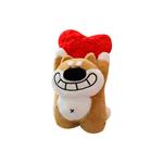 Милые плюшевые куклы щенки с сердечками, высота 35см BEIKEMIXUE - фото