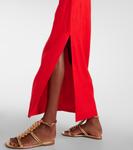 Льняное платье макси Primrose со сборками SIR, Scarlet - фото 5