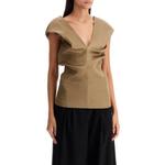 Рубашка Ami Top 'Toffee' KHAITE, Coffee - фото 3