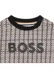 Толстовка с логотипом BOSS Kidswear, черный - фото 3