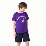 Футболка для младших школьников NAUTICA, фиолетовый - фото 10