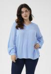 Блуза KCAMI Kaffe Curve, светло-голубой - фото