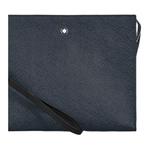 MONTBLANC Кожаный клатч мужской чернильно-синий - фото 2