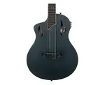 Гитара Ortega RTPSTD-SBK-L TourPlayer LH Thinline A/E Nylon - сатиново-черная - фото