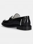 Кожаные мокасины Loafer Polido Filling Pieces, черный - фото