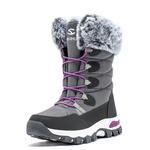 Теплые нескользящие детские ботинки HOBIBEAR, синий - фото 7