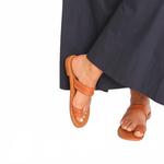 Women's Amelie Tiny Stud Sandal In Cognac Free People, Cognac - фото 3