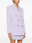 Двубортный блейзер Wardrobe.Nyc, фиолетовый - фото 3